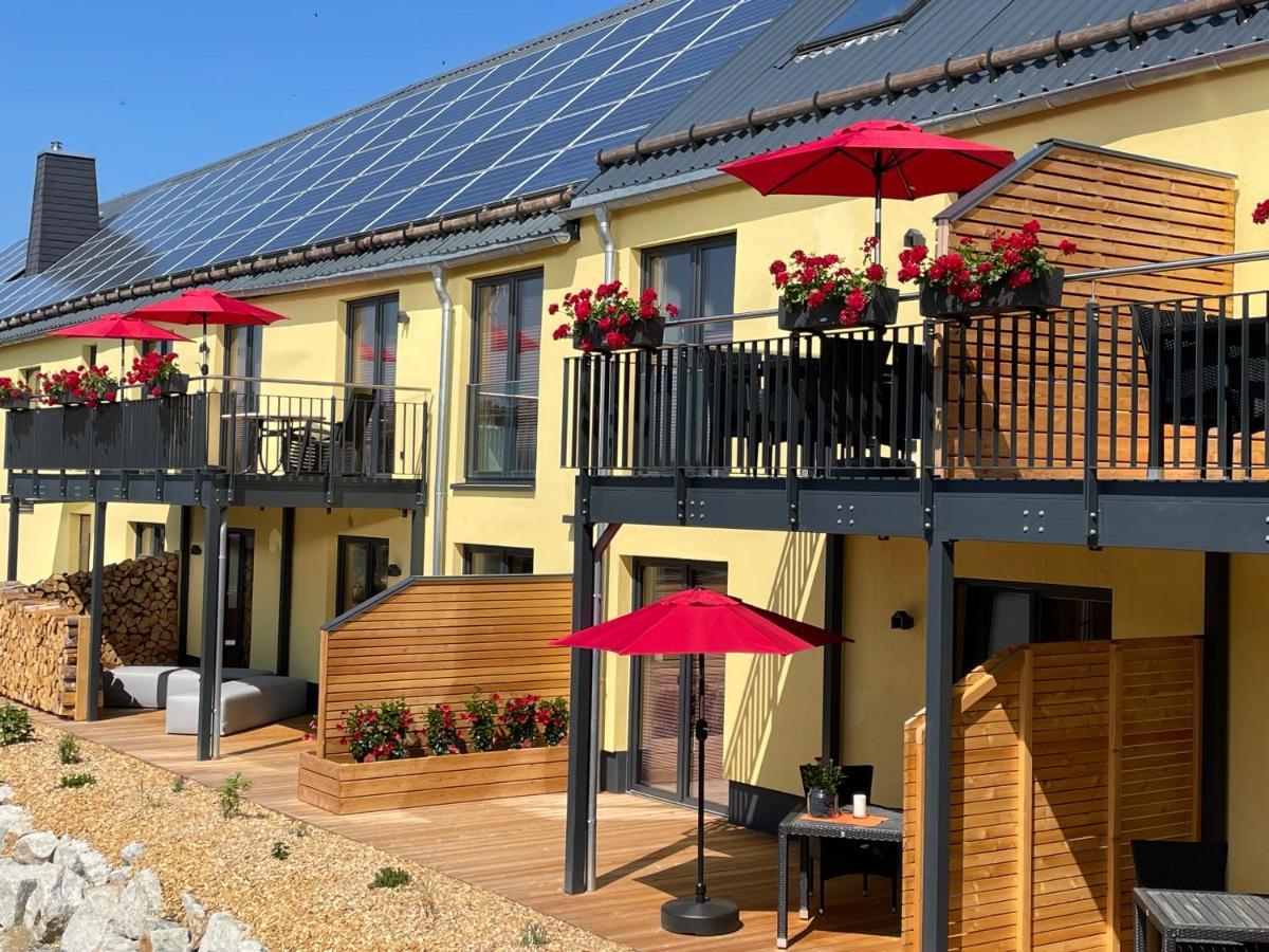 Chalet-Ferienwohnung Aehrenglueck, 70 Qm, Wellness/Fitness/Sauna - Bergroedelhof Feilitzsch 외부 사진